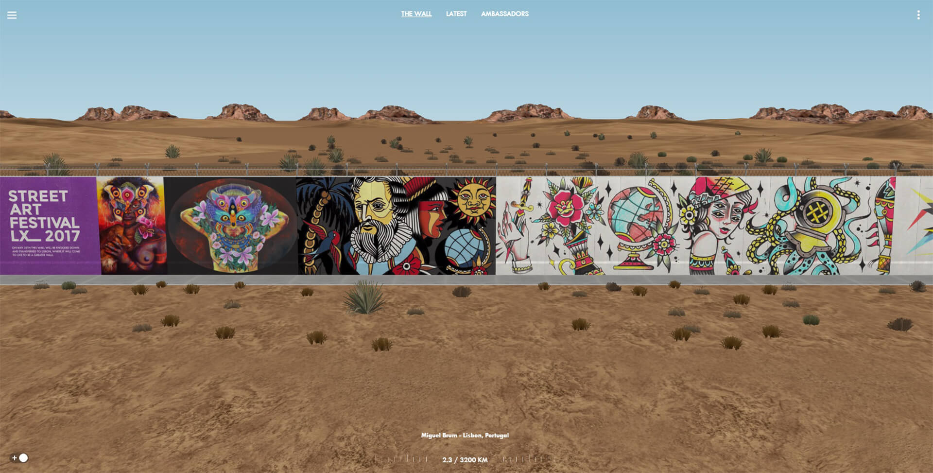 Website screenshot of the integrated campaign for MURO