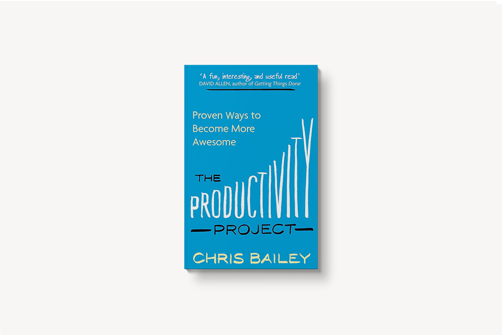 Libro "The Productivity Project" de Chris Bailey